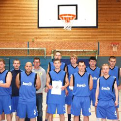 Die neue Baseketballmannschaft wurde gegründet.